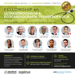 Fellowship en Ultrasonografía & ecocardiografía transesofágica - 2025