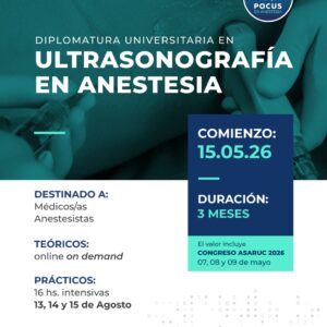 Diplomatura Ultrasonografía en Anestesia Abril 2026